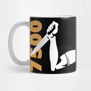 Squack code 7500 75 - man with knife Mug